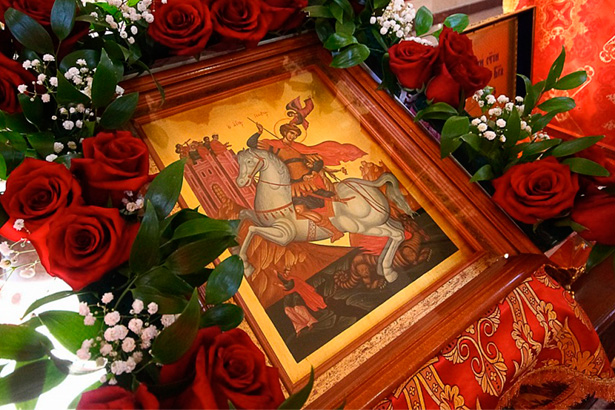Престольный праздник в Свято-Георгиевском храме Челябинска